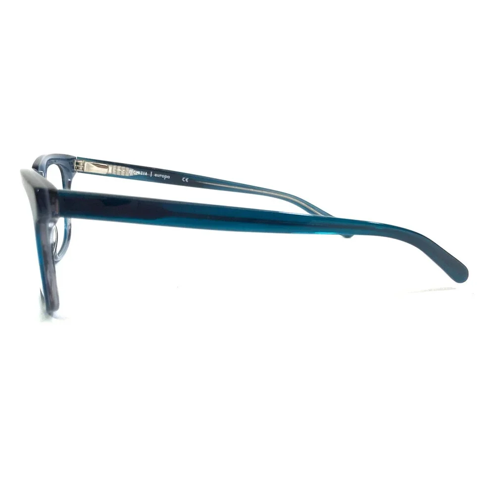 Cinzia Eyeglasses Frames CIN-5063 C1 Shiny Blue Square Full Rim 50-18-140